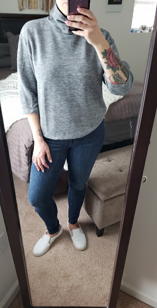 Banana Republic 3/4 cowl neck sweater